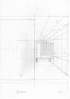 11 - Interior Research (Curtain), drawing, 2012