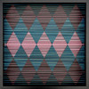 11 - Iridescence #21 (weaving)  -  60 x 60 x 7 cm