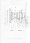 1- Interior Projection #3 (drawing), 2013